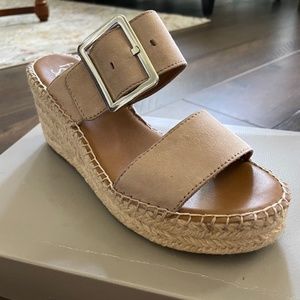 Franco Sarto suede wedges